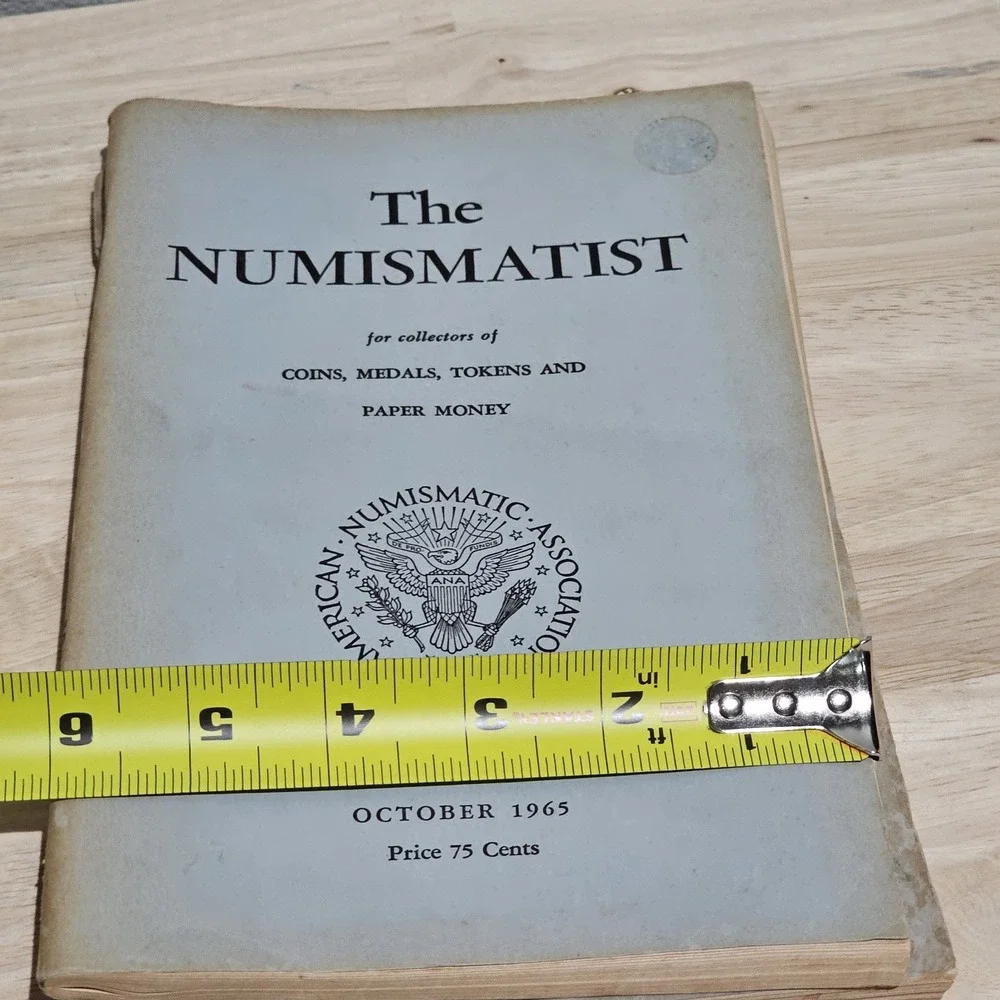 Vintage - The Numismatist October And December Editions 1965